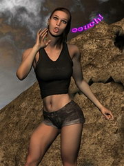 Girl couldnt cream cos her mouth was filled by monsters cum;