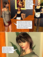 The vampire touched gently girls shaved pussy;