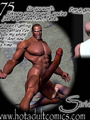 A kind 3d giant pleases a black hotsy;